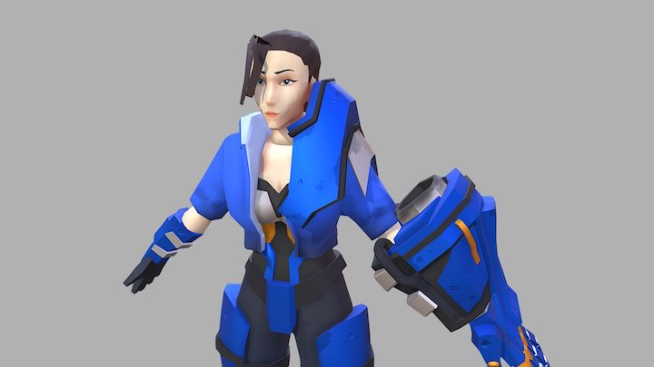 Overwatch Fan Made Character 3D Model