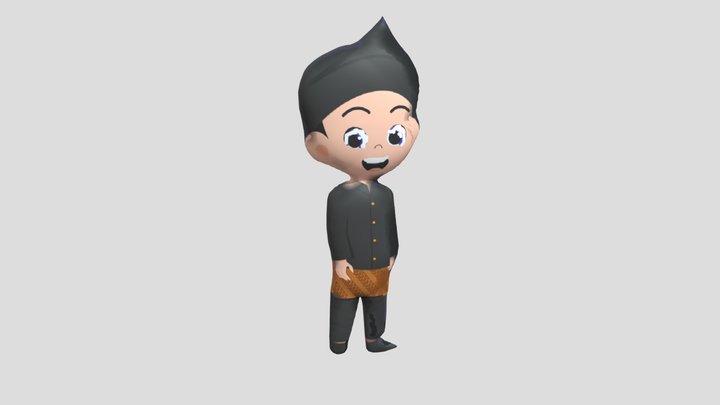 BAJU ADAT SUNDA 3D Model