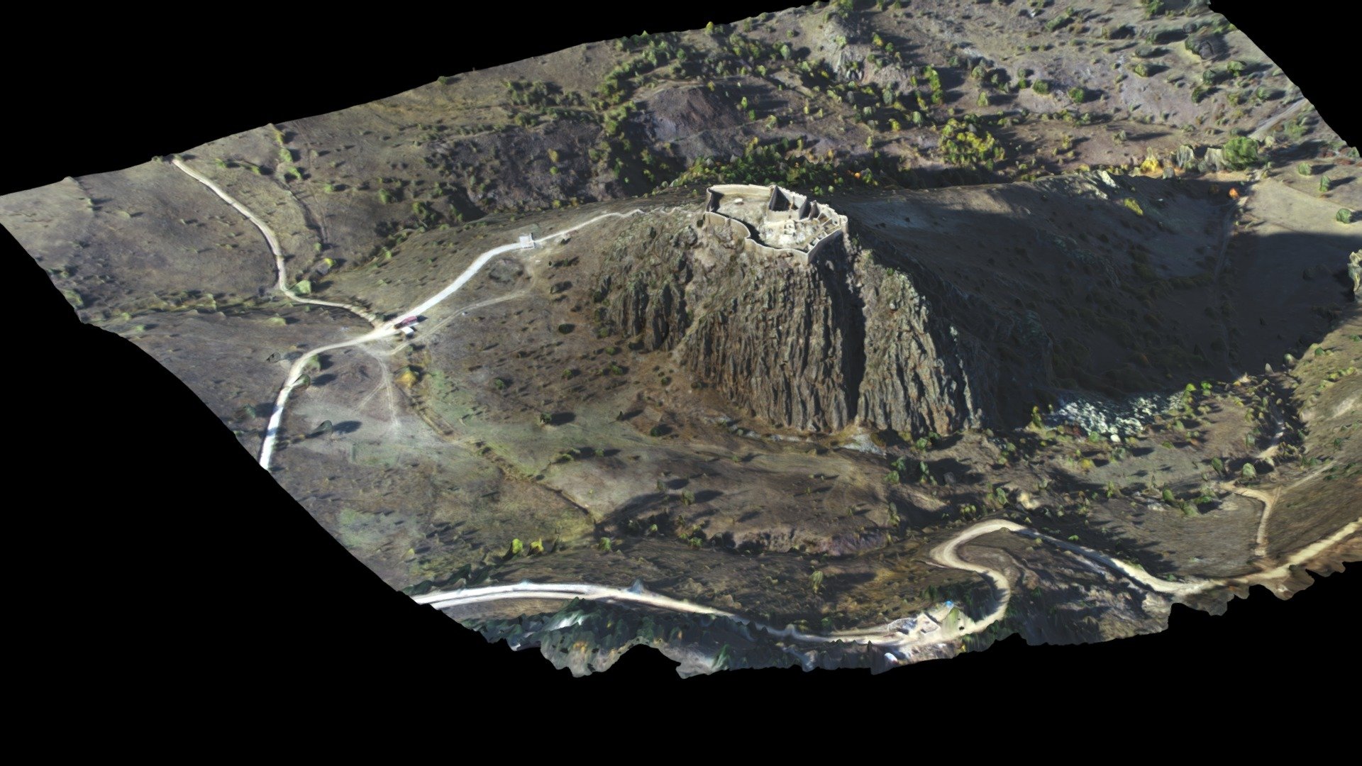 Kov Kalesi 3D Modeli (Gümüşhane)