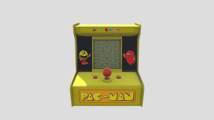 Pac-Man game 3D Model