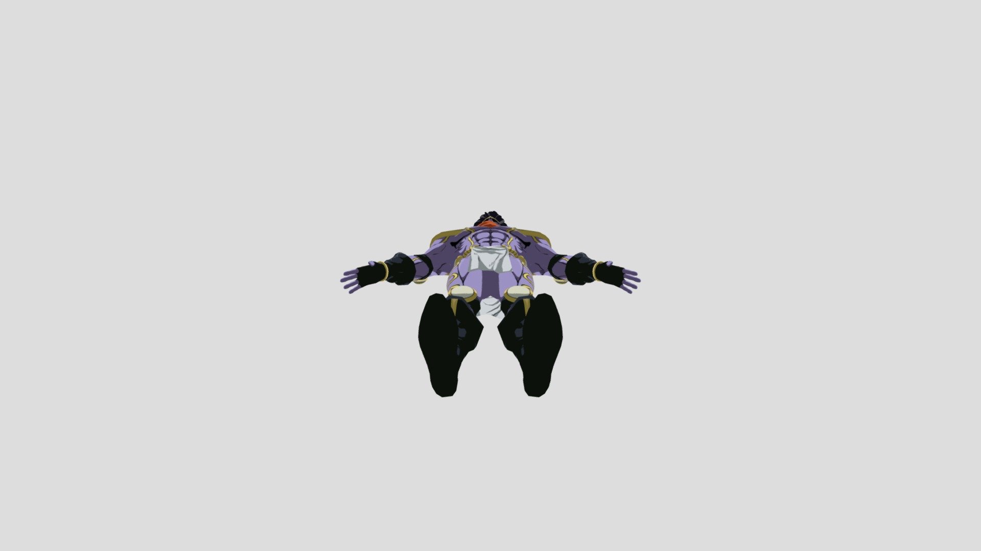 Star Platinum — Sketchfab embed 3D viewer