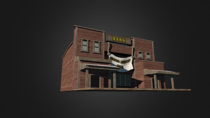 Bank 3D Model