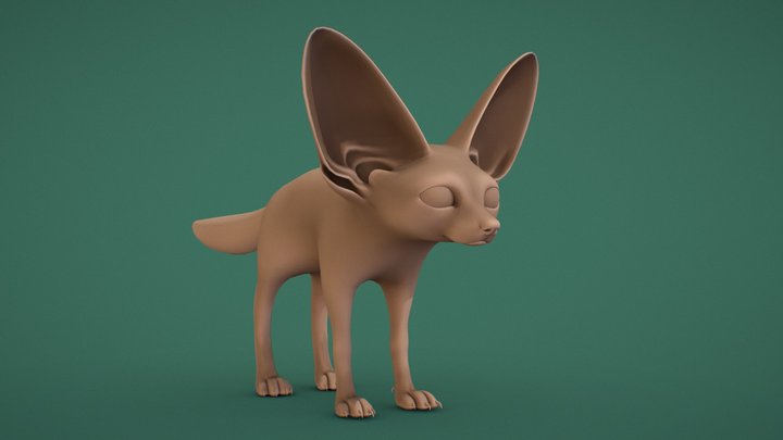 Fennec Fox – Free 3D Model STL