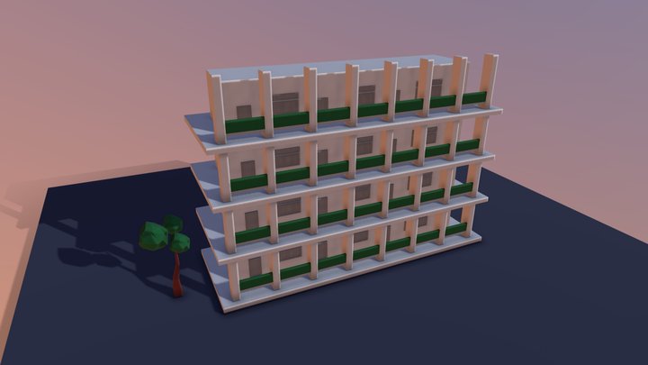 อาคาร 4 โรงเรียนสุรธรรมพิทักษ์ 3D Model