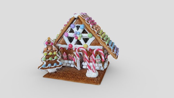 Gingerbread House 3D Model