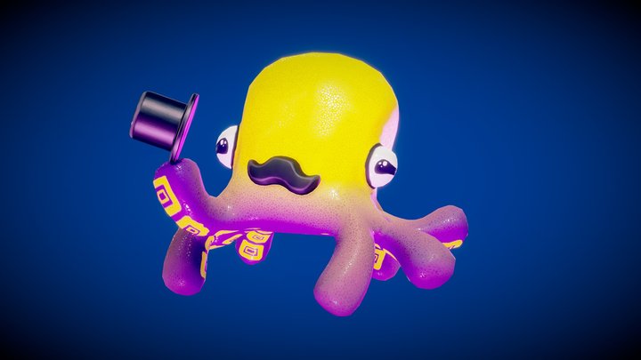 Mr.octopus - Sr.Pulpo - OC 3D Model