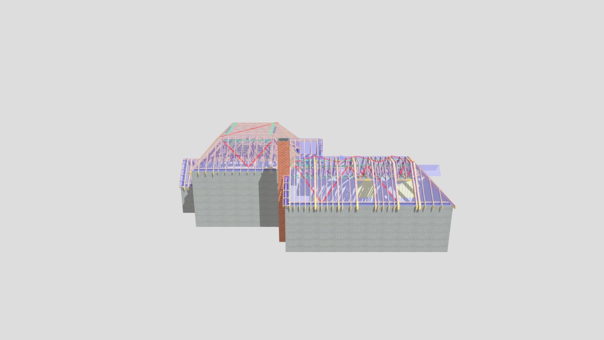 P12504B, Roof Truss Layout, 335 Queens Road