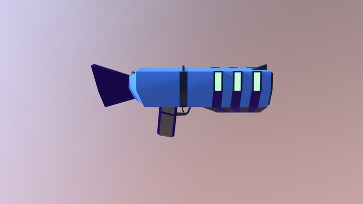 Shark Shot Gun 3D Model