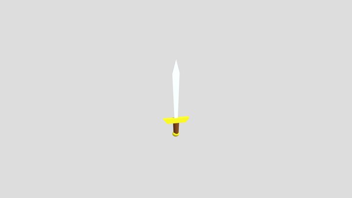 Blender Sword 3D Model