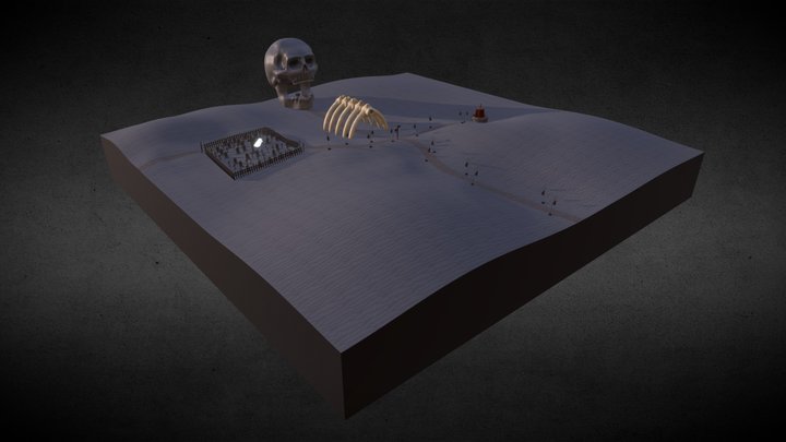 Death's Realm of Forgotten Warriors 3D Model