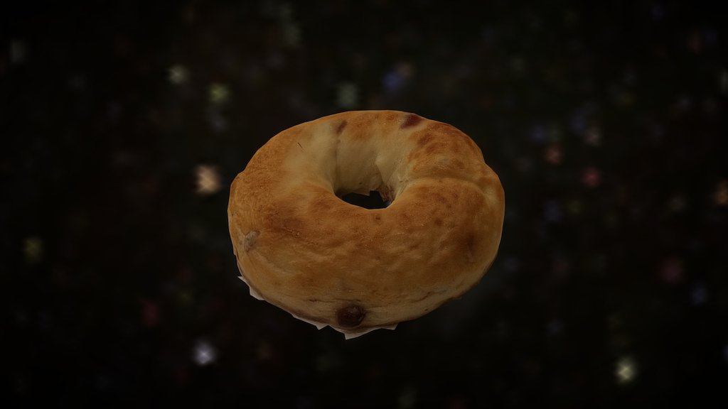 A Large Bagel — Sketchfab embed 3D viewer