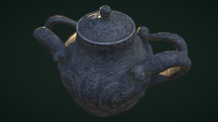 Antique vase - 2nd year work 3D Model