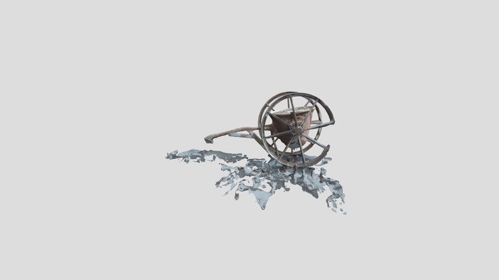 Metall_ Dumper_textured_mesh_medpoly_obj 3D Model