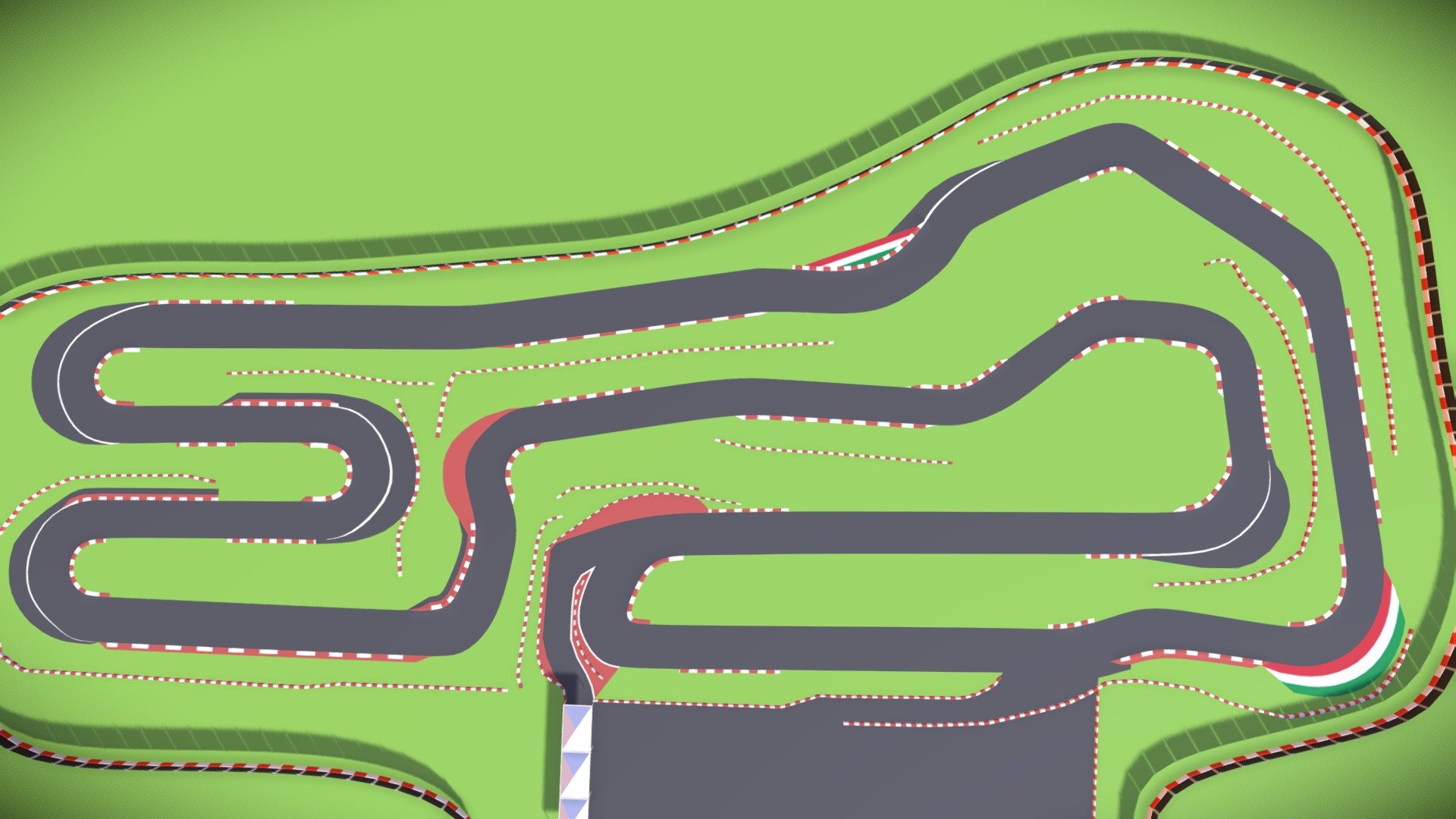 Race Track Karting Track Based On South Garda Download Free 3d Model By Mauro3d Maurogsw