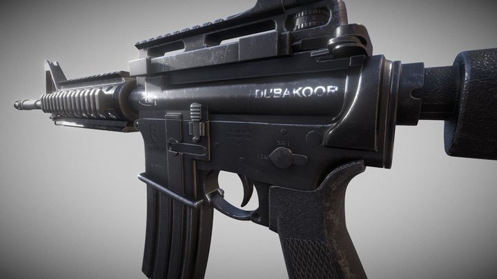 M4 16 3D Model