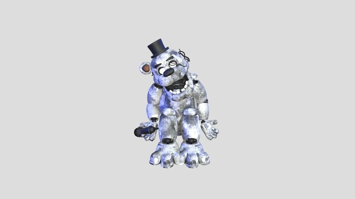 Classic Golden Freddy V5 3D Model
