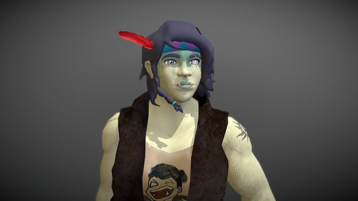 Batharra Ront (personal Custom VRC model) 3D Model