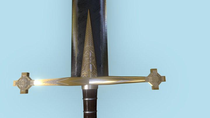 The Rising Sun, Sword 03. 3D Model