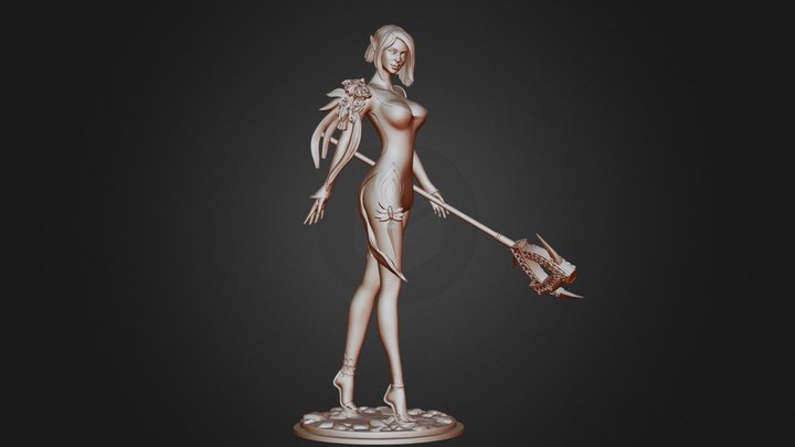 Elf Dnd  No Polypaint 3D Model