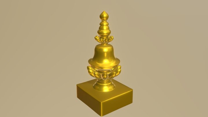 Pashupati Temple Gajur 3D Model