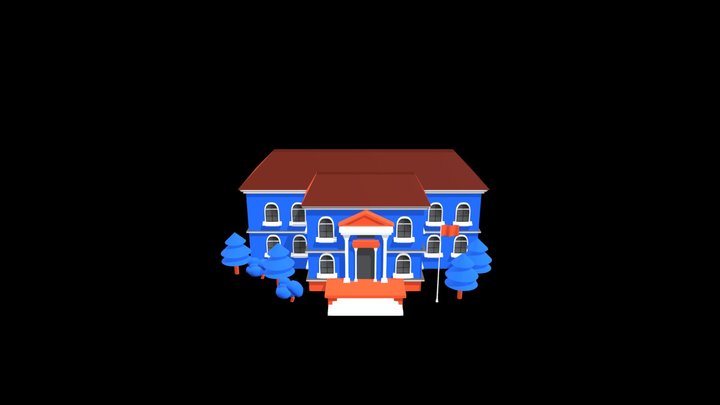School 3D Model