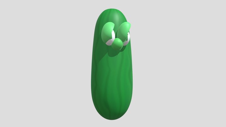 Larry The Cucumber (New Rig/Partial Update) 3D Model