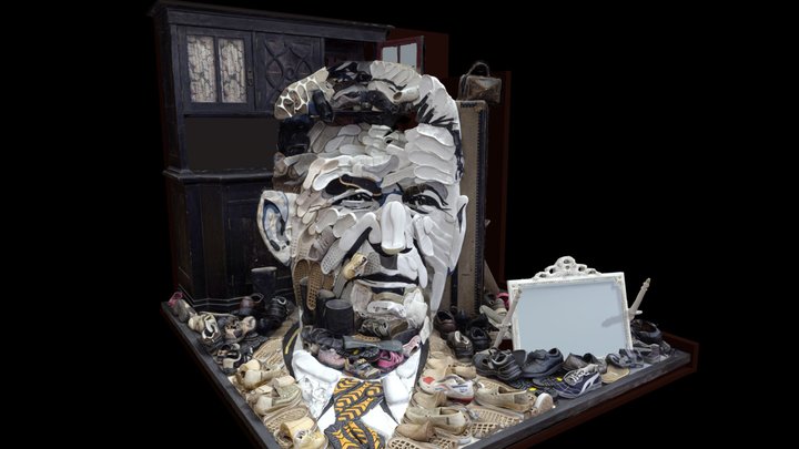 Tomáš Baťa - 3D Model, Anamorphosis 3D Model