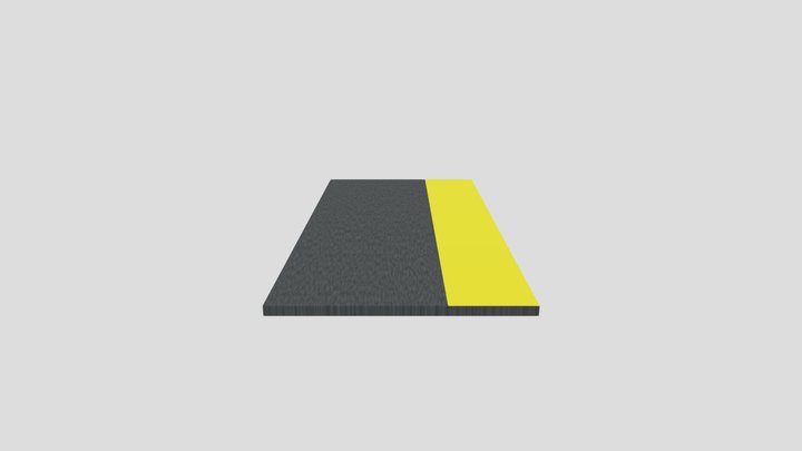 MAG Yellow Left Half by One Meter Straight – Kostenloses 3D-Modell STL