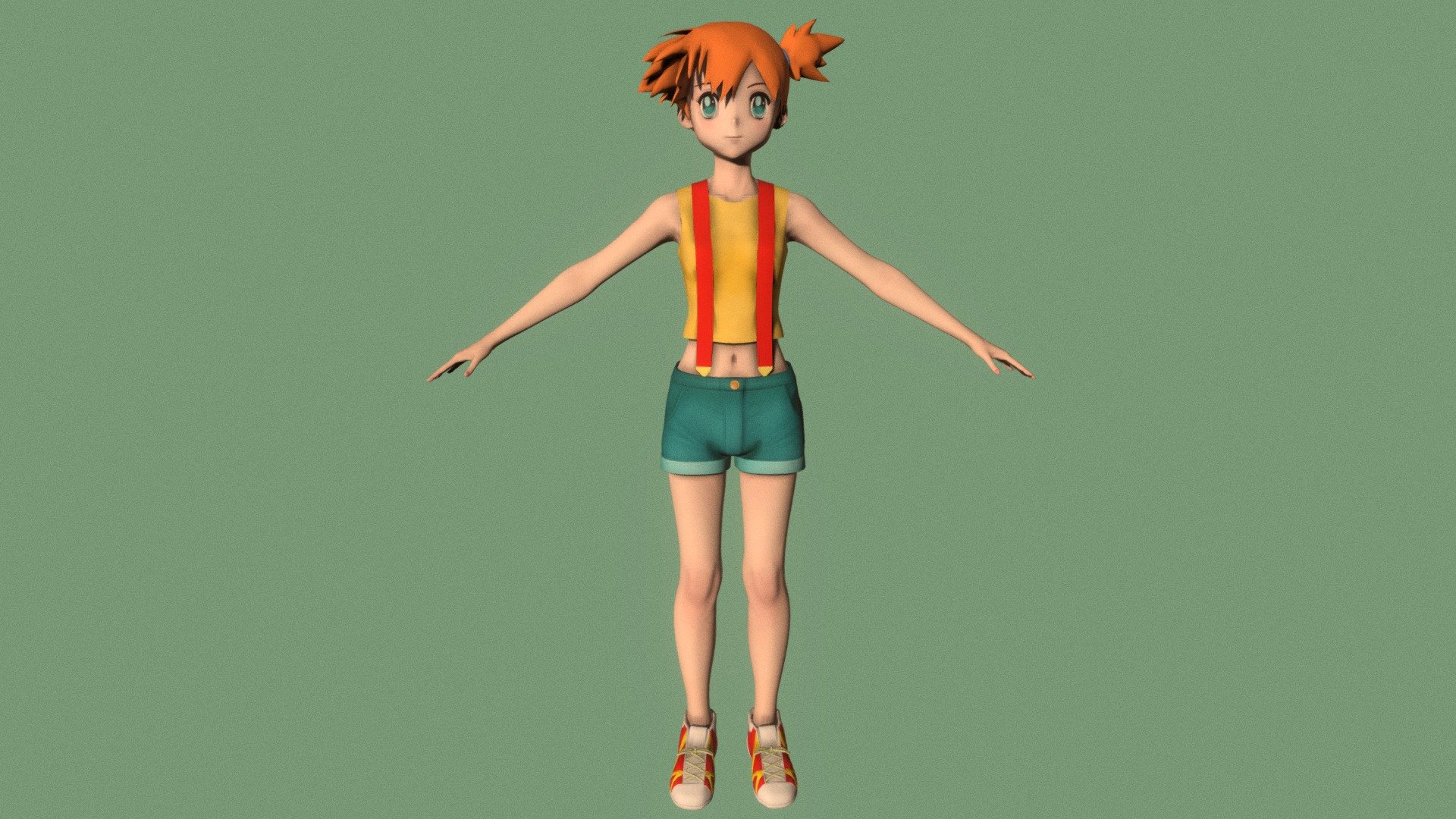 Natural Female and Male in T-Pose Base Mesh 3D Model by Valerii-Kaliuzhnyi