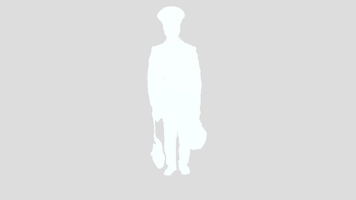 WI Regiment Soldier 3D Model