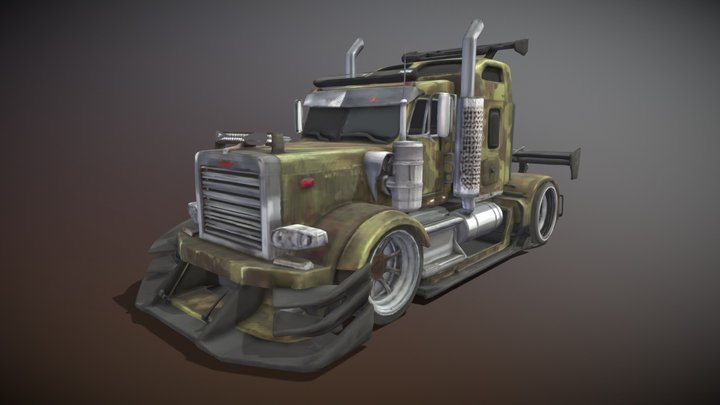 Truck HiGen3D by Wornox 3D Model
