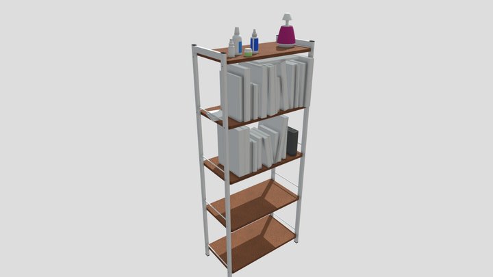Bookcase 3D Model