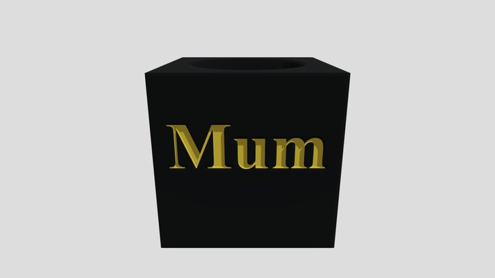 Mum Vase 3D Model