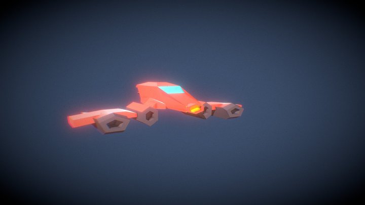 spaceship itcompot 3D Model