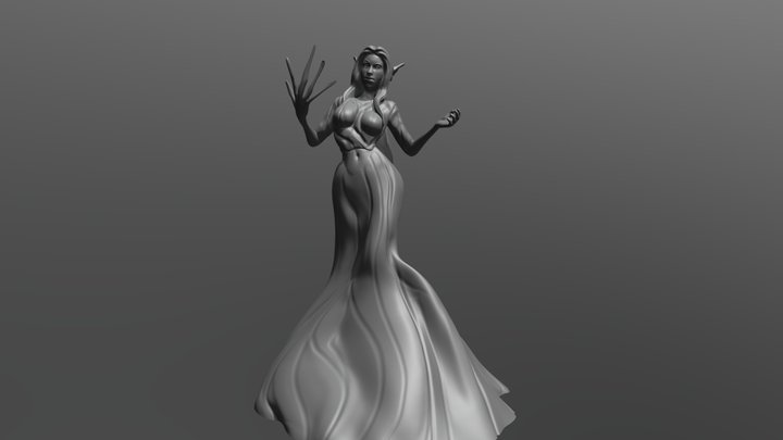 Forest Witch 3D Model