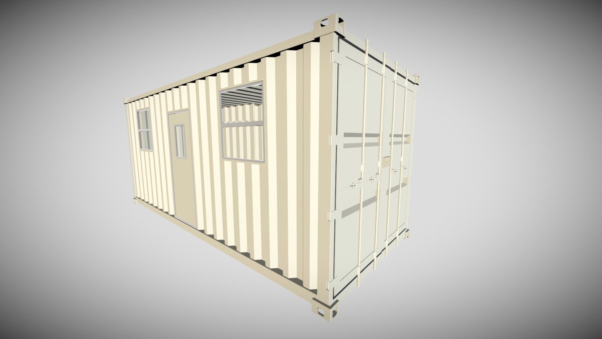 Containor - 3D model by lord_ash2000 [32c913d] - Sketchfab