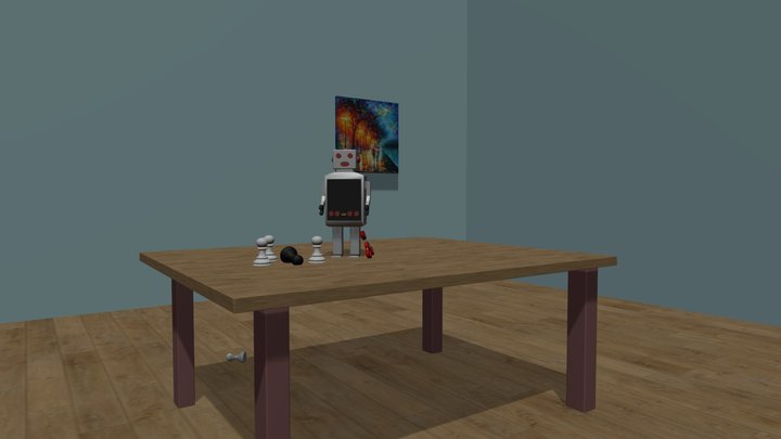 Combined Scene Final Project 3D Model