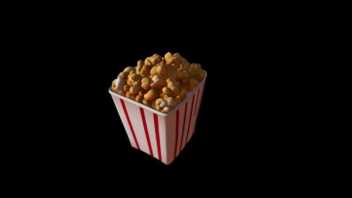 Popcorn Bucket – Free 3D Model STL