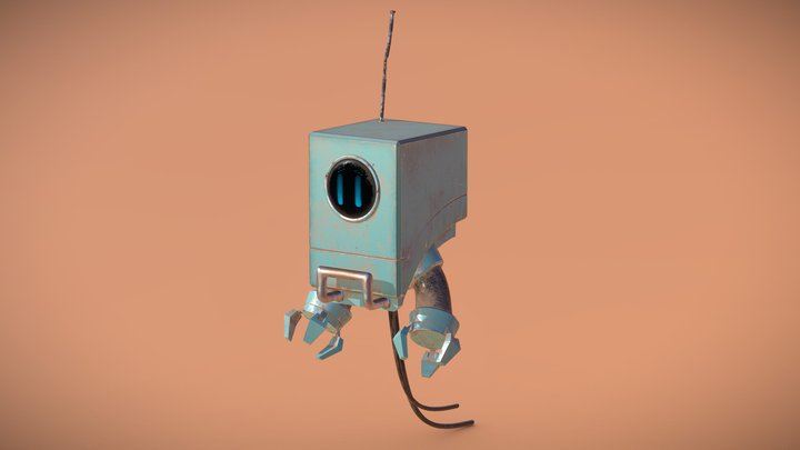 Desert Robot 3D Model