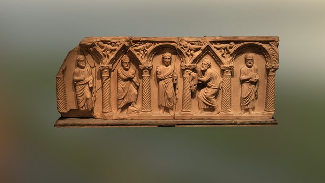Relief paléochrétien - Ve s. ap. J.-C. (Italie) 3D Model