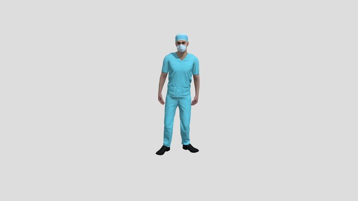 Talking doctor 3D Model