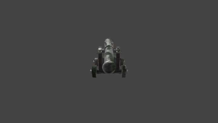 Tome Kylon Cannon Textured 3D Model