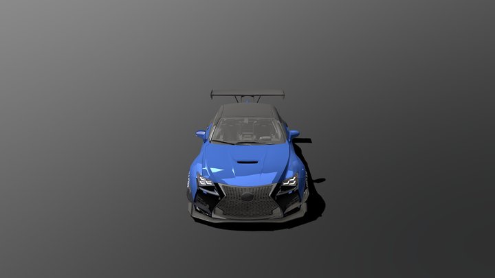 Lexus RCF Liberty Walk Kit 3D Model