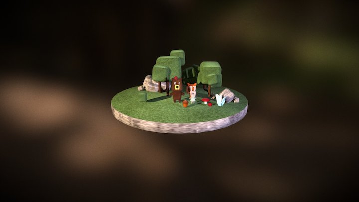 Ludum Dare Asset Set  for "Three Of Us" 3D Model