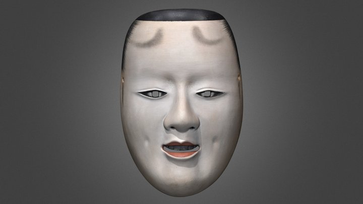 能面（Noh mask) 3D Model