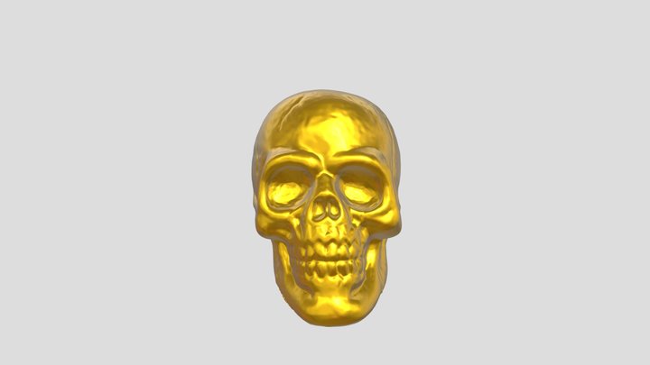 Golden Skeleton (Material) 3D Model