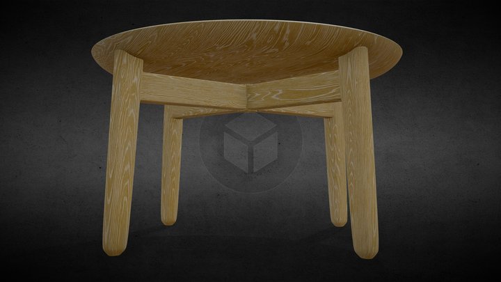 Coffee Table - PLAISIR by Zeitraum - REPLICA 3D Model