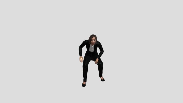Kamala Harris Sitting Gun Motion – Modèle 3D gratuit STL