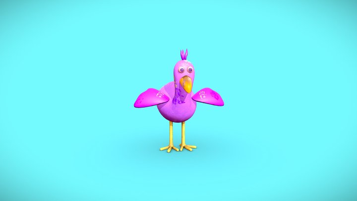Baby Opila Bird (4K textures pack) - Download Free 3D model by random guyz  (@Randomized_guy_.who) [89b5b7c]
