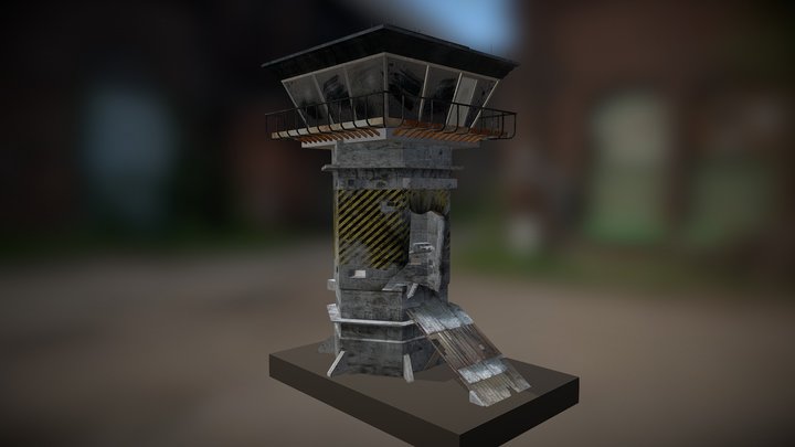Air Traffic Control Tower 3D Model